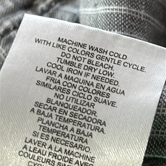 Ellen Tracy Linen Gray Pinstripe Pull-On Pants w Pockets, StringTies Medium - Picture 10 of 11